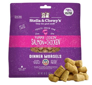 Cat Freeze Dried Yummy Salmon &amp; Chicken 18 Oz