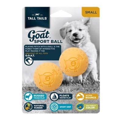 GOAT Ball - Yellow 2/pack Small 2"