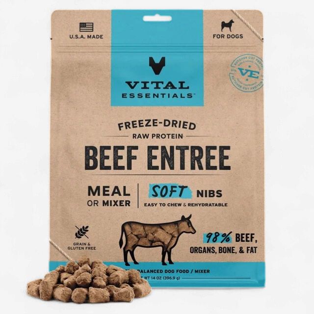 Beef Entrée &amp; Mixer Soft Nibs 14 Oz