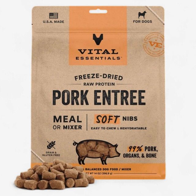Pork Entrée &amp; Mixer Soft Nibs 14 Oz