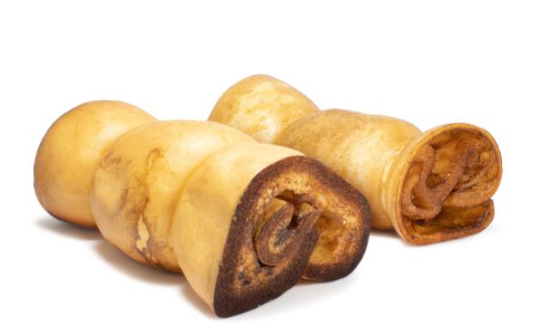 Natural Farm Beef Cheek Roll Peanut Butter Dipped 5"