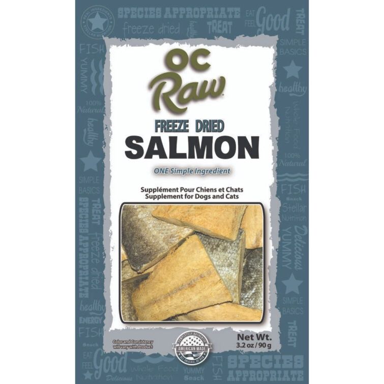 Freeze Dried Salmon Filets 3.2 Oz