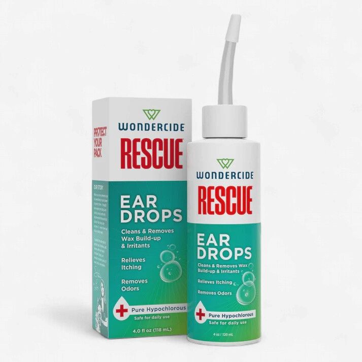 Wondercide RESCUE Ear Drops for Dogs &amp; Cats 4 Oz