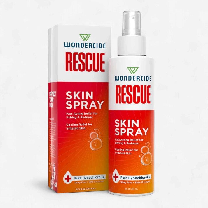 Wondercide RESCUE Skin Spray for Dogs &amp; Cats 8.5 Oz