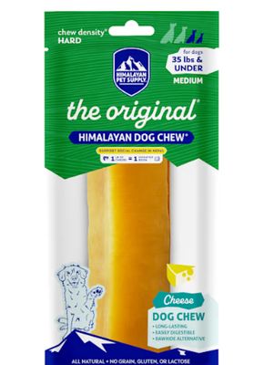 Himalayan Dog Chew Bulk Cheese Medium (Green - Under 35 lbs)