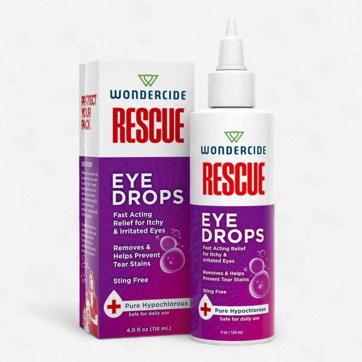 Wondercide RESCUE Eye Drops for Dogs &amp; Cats 4 Oz