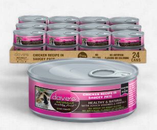 Dave's Cat Saucey Pate Chicken 5.5 Oz