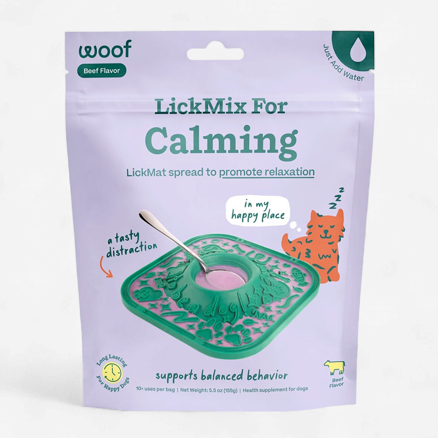 Woof LickMix Calming Dog Treat Topper