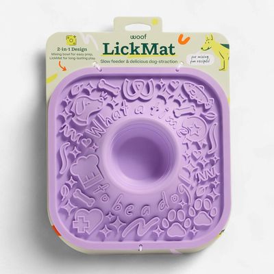 Woof LickMat Lavender Dog Enrichment Mat