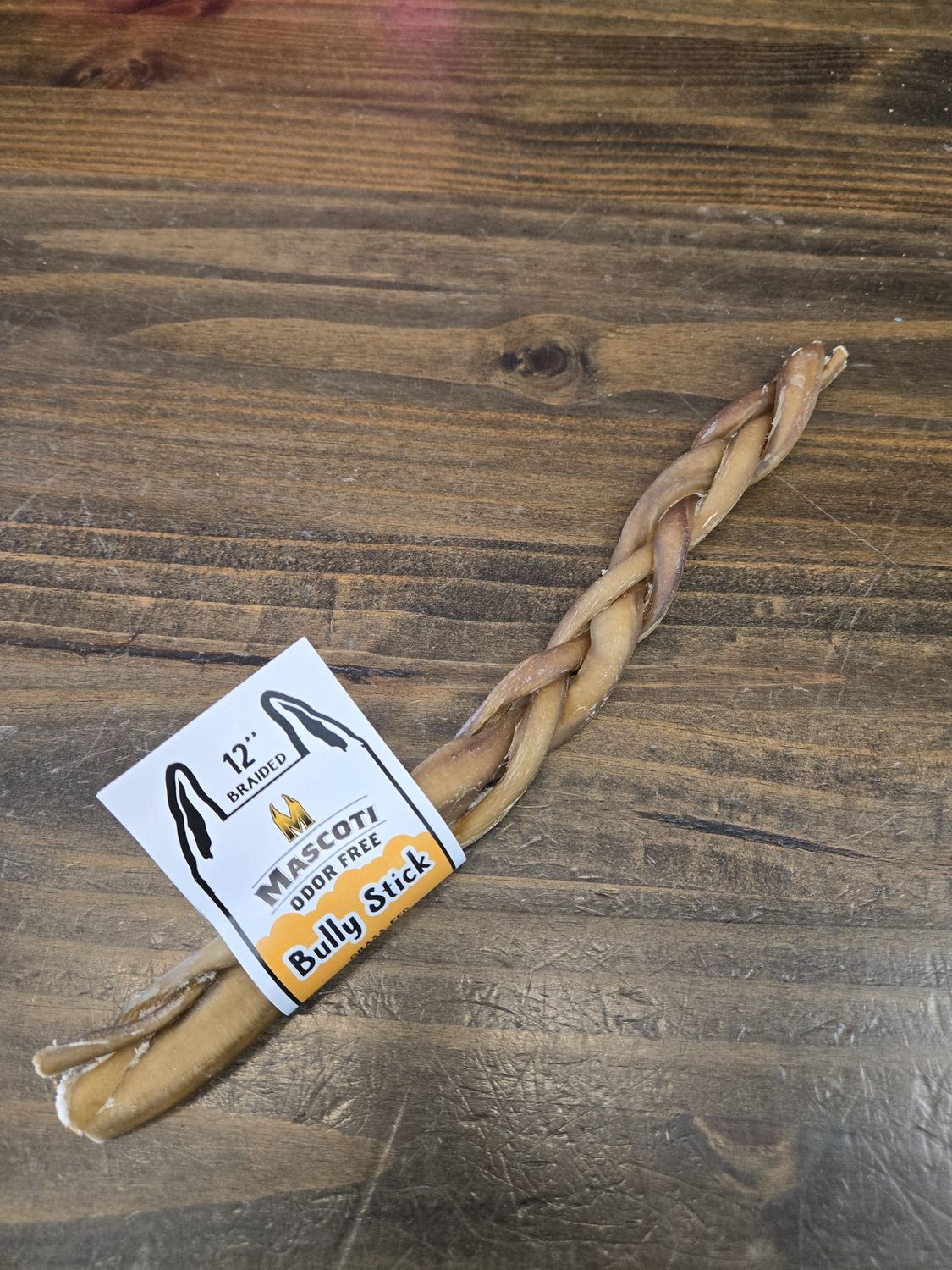 Mascoti Braided Bully Stick 12"