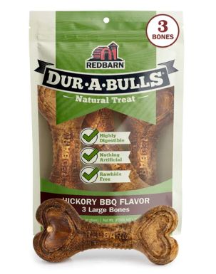 Red Barn Dur-A-Bulls Bone - Large 3/pack