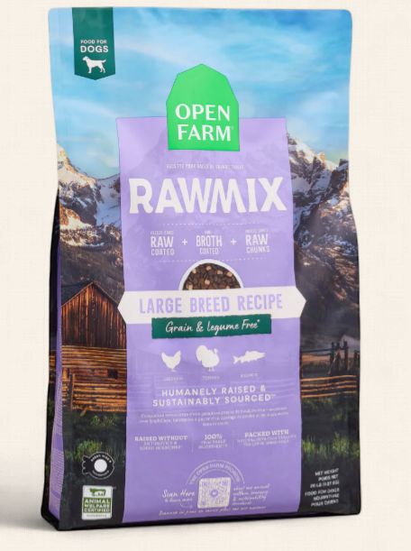 Open Farm Rawmix Large Breed 20 Lbs