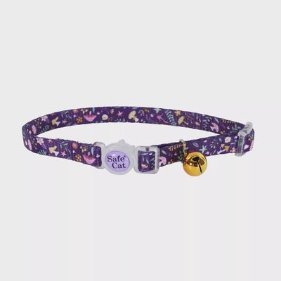 Coastal Safe Cat Fashion Adjustable Breakaway Cat Collar Magic Garden