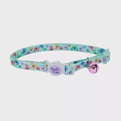 Coastal Safe Cat Fashion Adjustable Breakaway Cat Collar Butterflies