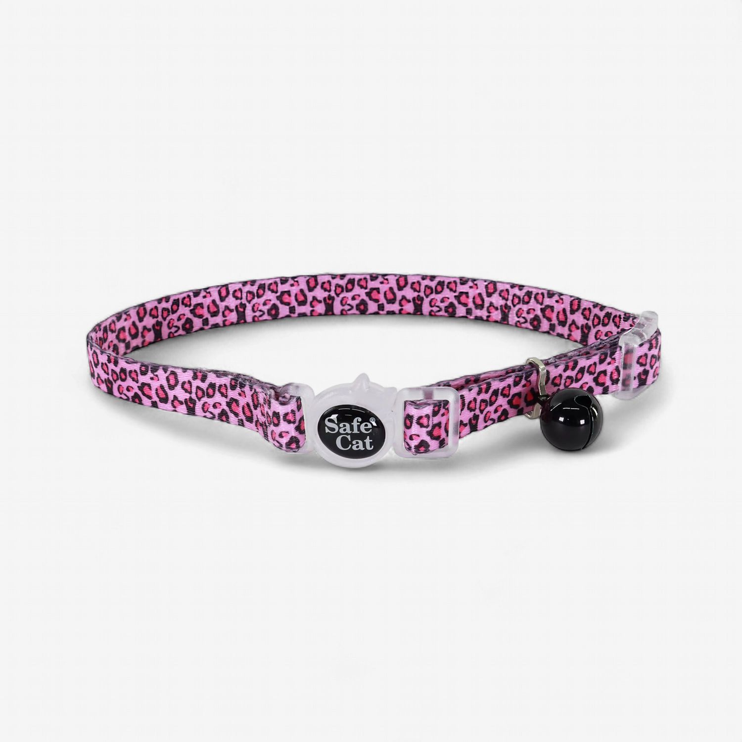 Coastal Safe Cat Fashion Adjustable Breakaway Cat Collar Pink Cheetah