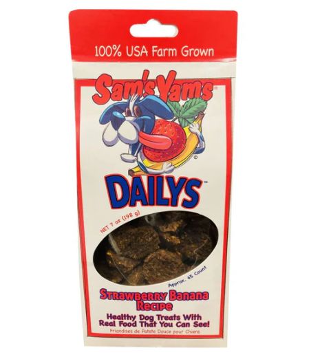 Sams Yams Dailys Strawberry Banana 7 Oz