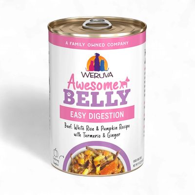 Weruva Awesome Belly Beef, White Rice &amp; Pumpkin Wet Dog Food 14 Oz