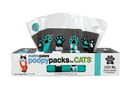 Degradable Cat Litter Bags - Seafoam 200 ct
