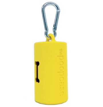 Poopcase Silicone Dispenser -Yellow 20 ct
