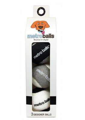 Metro Ball - Black 3 pack 2.5"