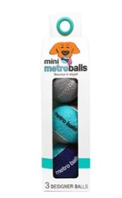 Mini Metro Ball - Seafoam 3 pack 2"