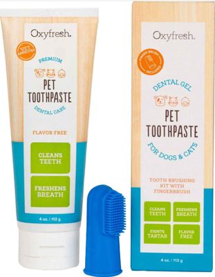 Pet Toothpaste Fingerbrush Kit 4oz