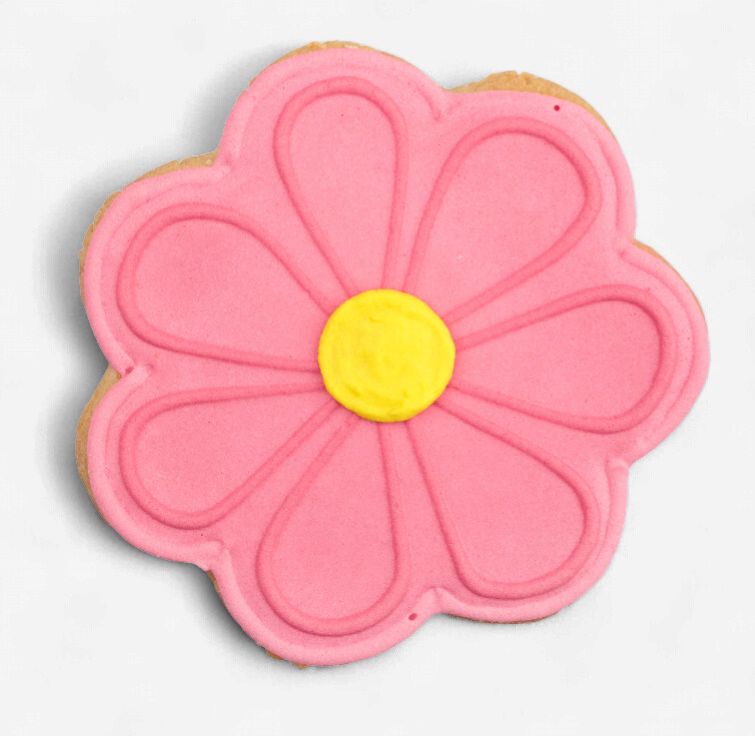 Pink Flower Cookie