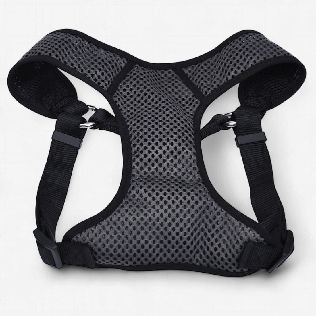 Coastal Comfort Soft Sport Wrap Adjustable Dog Harness Large 28–36 in, Colour: Grey Black