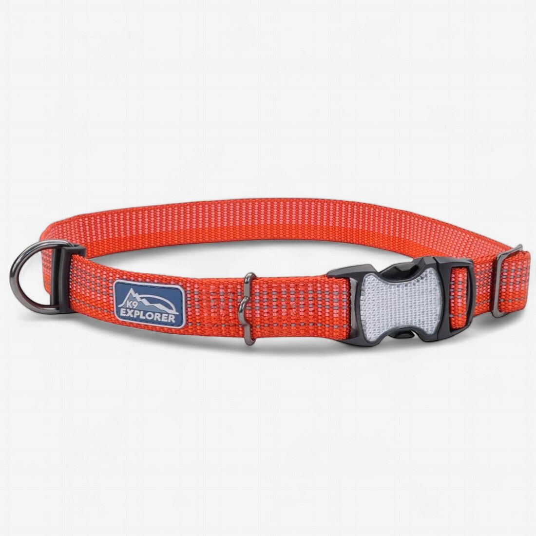 K9 Explorer Brights Reflective Adjustable Dog Collar, Colour: Canyon, Size: XS 8-12"