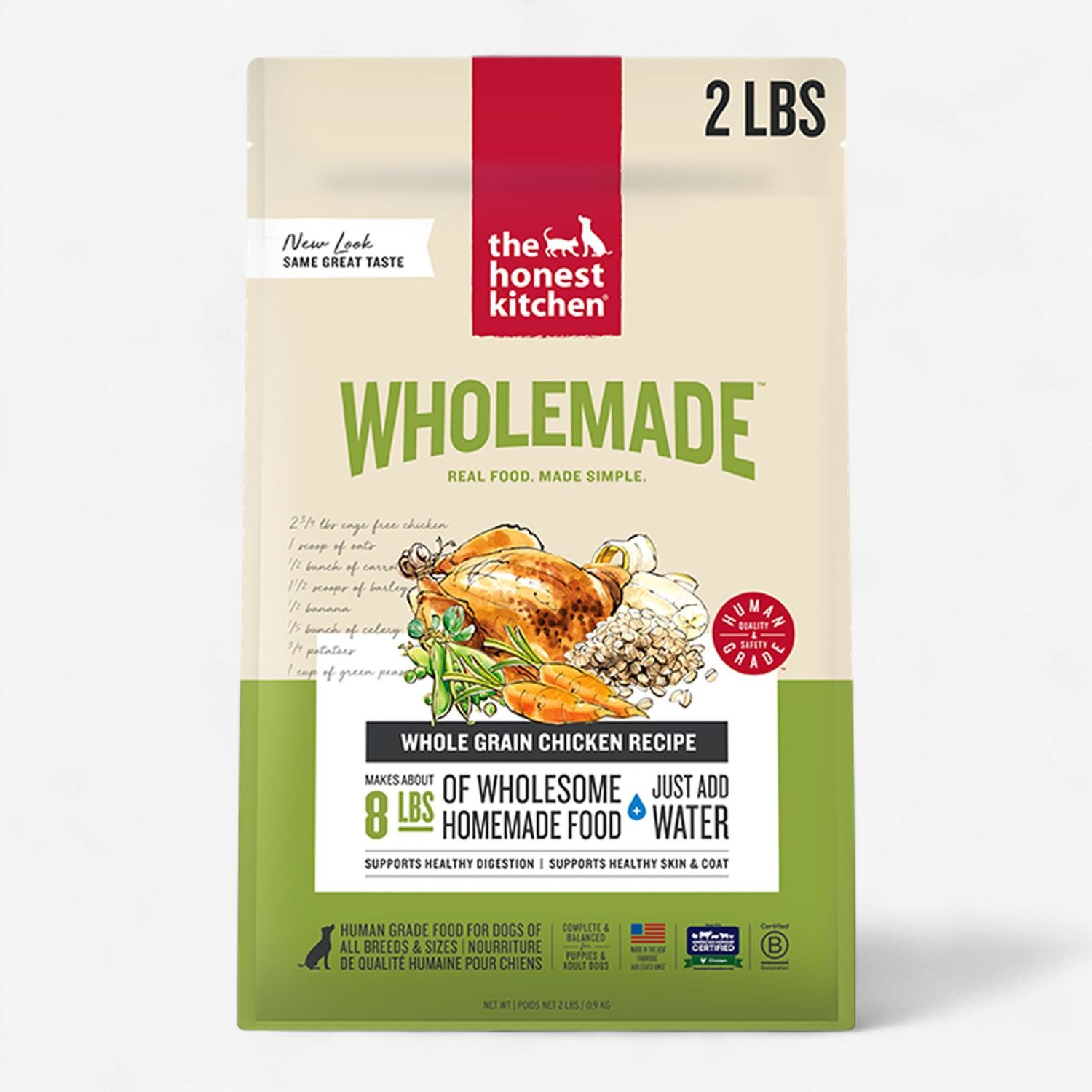 The Honest Kitchen Wholemade Whole Grain Chicken Dehydrated Dog Food
