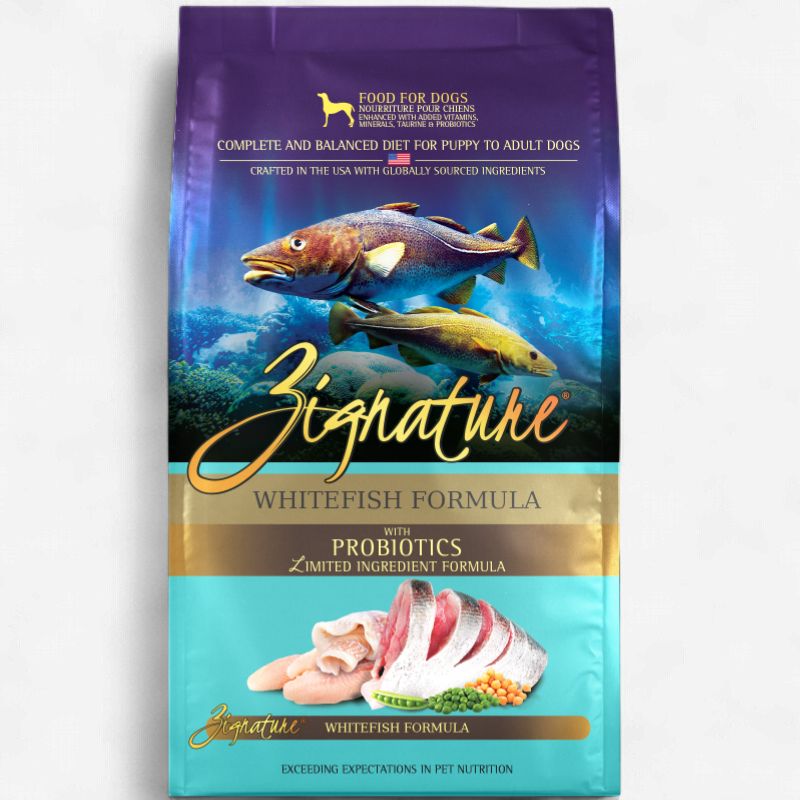 Zignature Original Whitefish Formula with Probiotics, Size: 4 Lb
