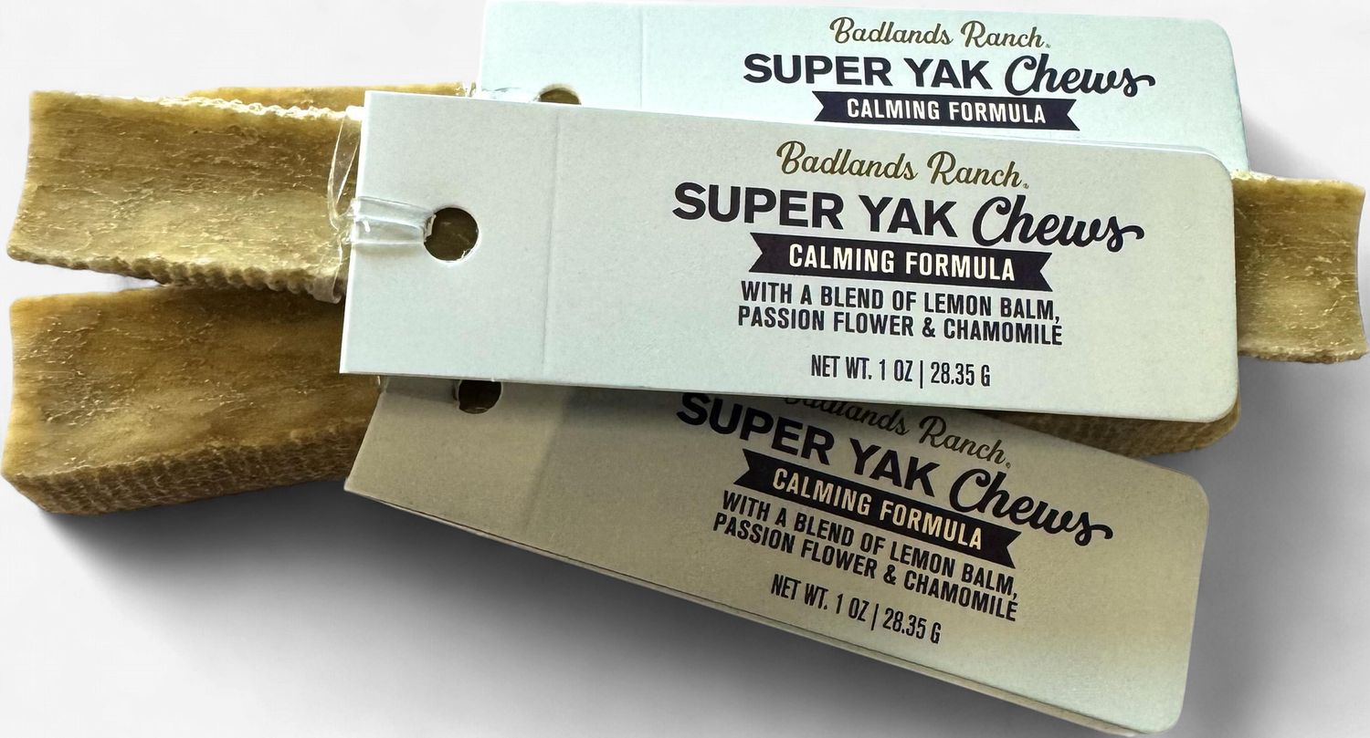 Badlands Ranch Superchew Calming Yak Himalayan Chew for Dogs Small 1 oz