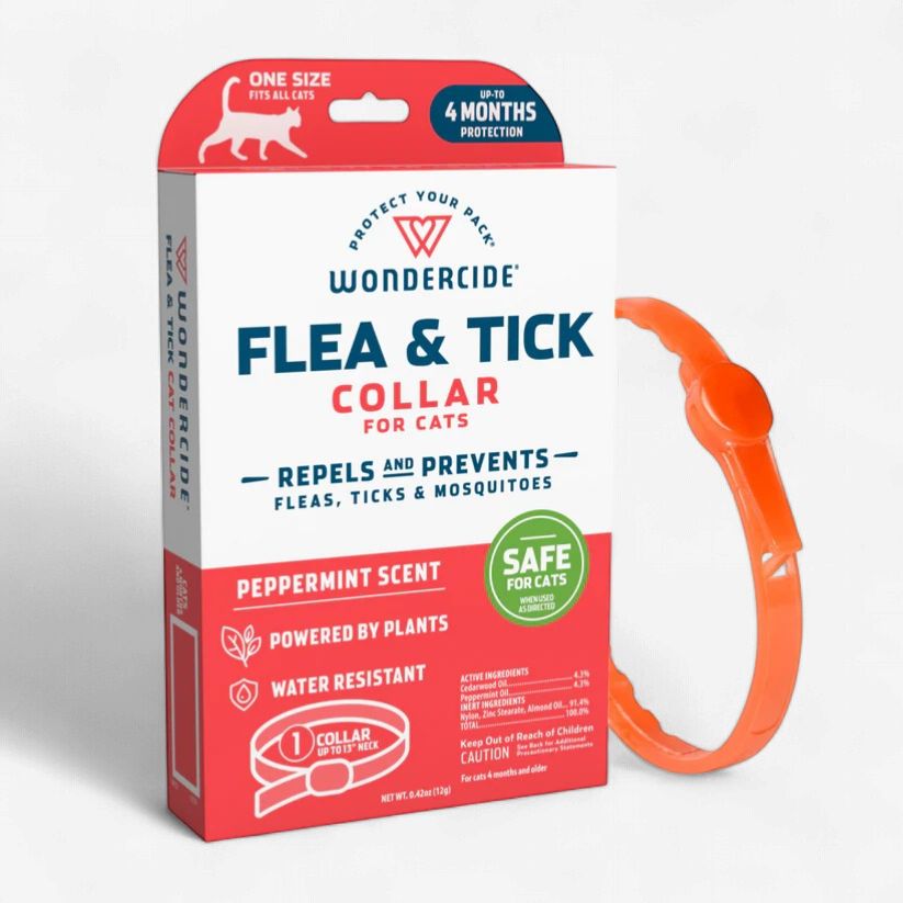 Wondercide Flea &amp; Tick Collar for Cats Peppermint One Size Fits All