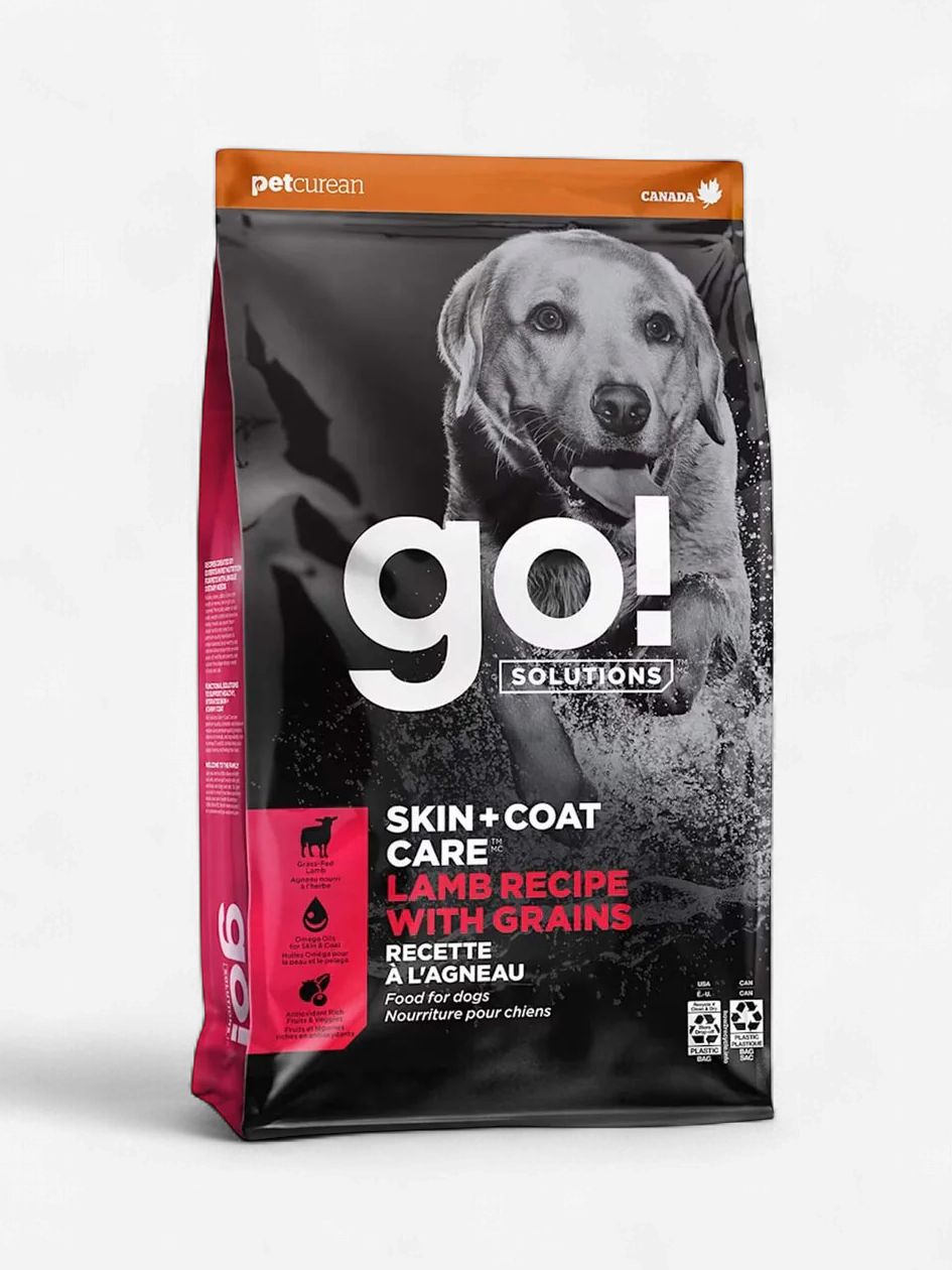 Petcurean GO! Skin + Coat Care Lamb Dry Dog Food, Size: 3.5 Lb