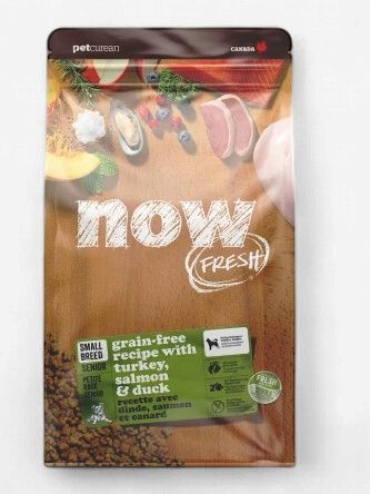 Now Fresh Grain-Free Small Breed Senior Turkey, Salmon &amp; Duck Dry Dog Food 6 lb