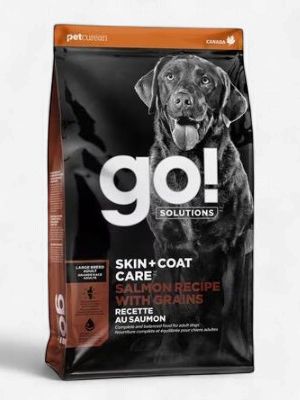 GO! Solutions Skin + Coat with Grains Large Breed Adult Salmon Dry Dog Food 25 lb