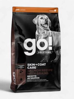GO! Solutions Skin + Coat with Grains Large Breed Puppy Salmon Dry Dog Food 25 lb