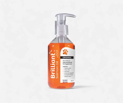 Brilliant Salmon Oil Skin &amp; Coat Supplement for Dogs &amp; Cats