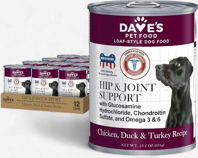 Dave's Restricted Diet Hip &amp; Joint Support Chicken, Duck &amp; Turkey Wet Dog Food 13.2 Oz