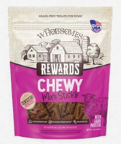 Wholesomes Chewy Lamb Mini Sticks Dog Treats 7 oz