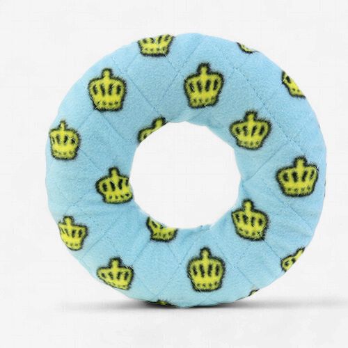Mighty Ultimate Ring Blue Dog Toy Medium