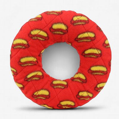 Mighty Ultimate Ring Red Hot Dog Dog Toy Medium
