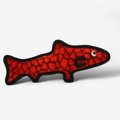 Tuffy Ocean Trout Red Dog Toy Large