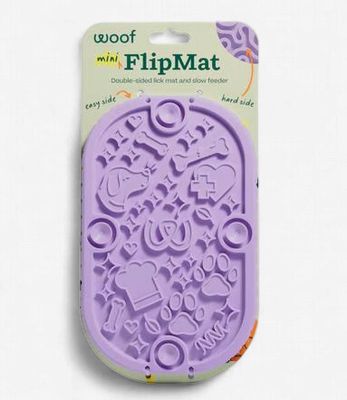 Woof FlipMat Mini Lavender Dog Enrichment Mat