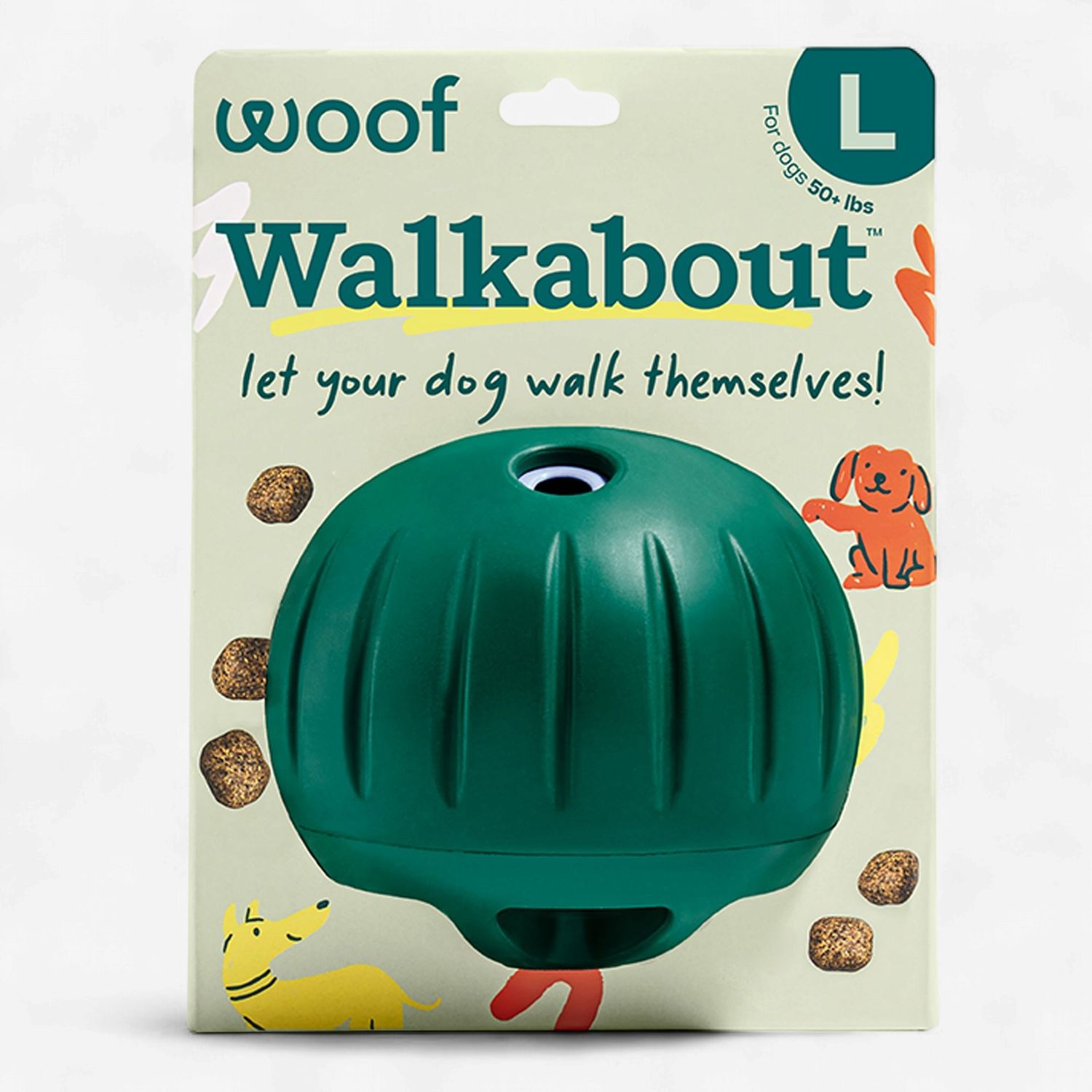 Woof Walkabout Interactive Slow Feeder Dog Toy Large