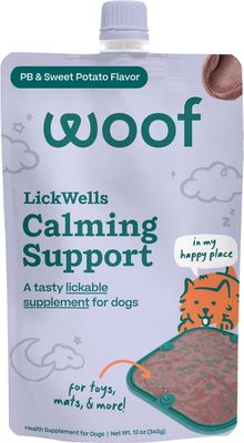 Woof LickWells Peanut Butter &amp; Kelp 12 oz