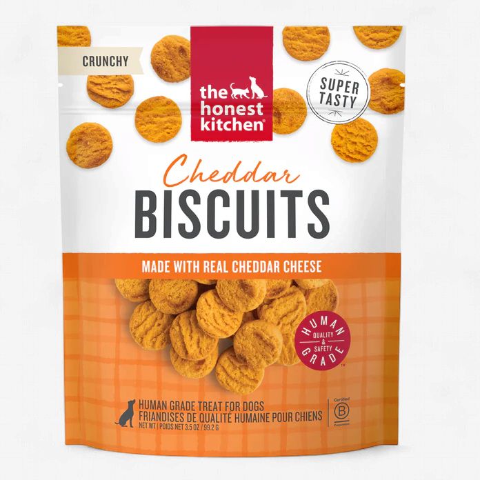 The Honest Kitchen Cheddar Biscuits Dog Treats 3.5 oz