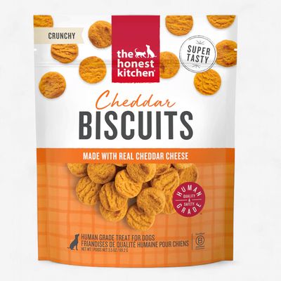 The Honest Kitchen Cheddar Biscuits Dog Treats 3.5 oz