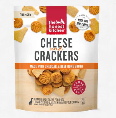 The Honest Kitchen Cheese &amp; Crackers Dog Treats 3.5 oz