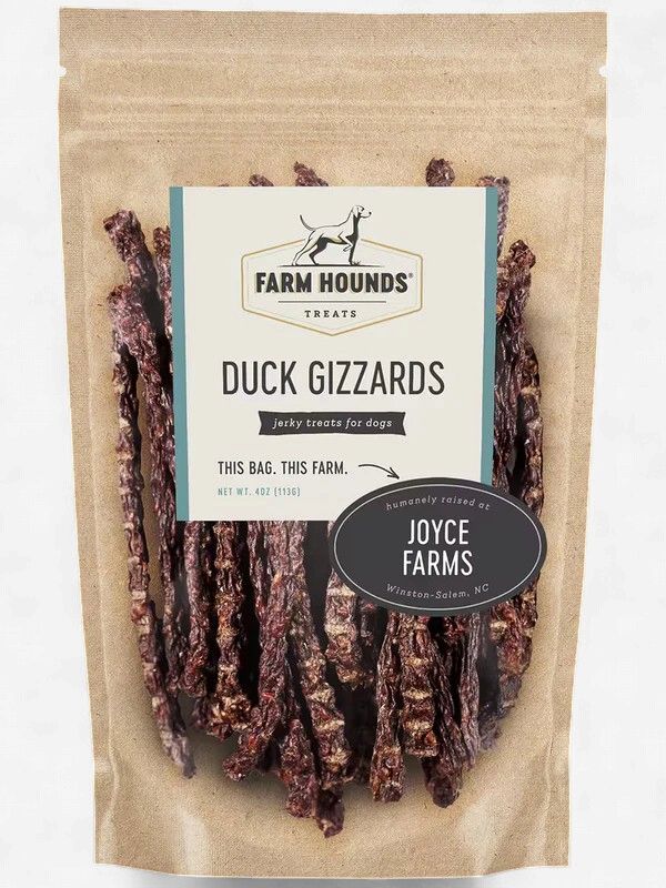 Farm Hounds Duck Gizzard Sticks Dog Treats 4 oz
